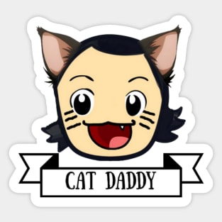 Cat Daddy Sticker